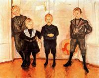 Munch, Edvard - The Four Sons of Dr. Linde